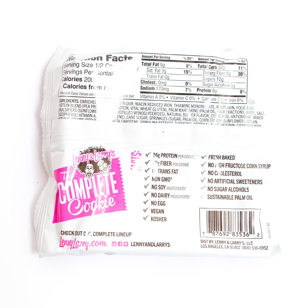 Cookie, Food & Beverage, Lenny & Larry's, 4 ounce, 76668